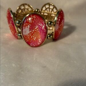 Top It Off. Elegant Gold and Pink Bracelet. EUC